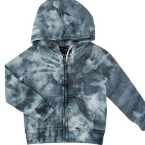 NWT Miki Miette (Nordstrom)‎ Indigo Tie Dye Full Zip Hoodie Size 6 Months
